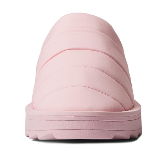 New Steve Madden Pink Cozy Chex Slip On Slide Slippers Clogs Shoes Mules Lined - Picture 7 of 7
